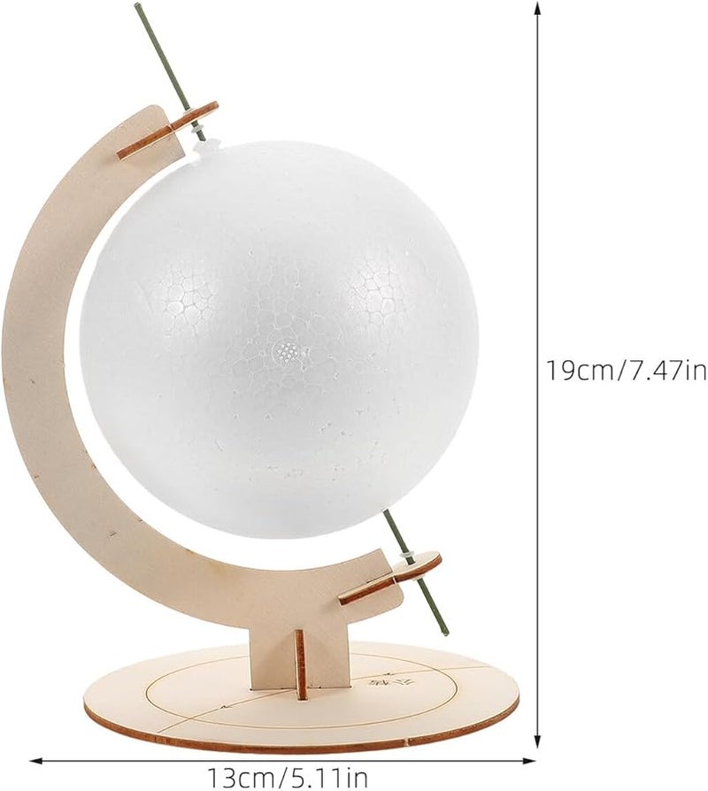 ميكينونا العالم DIY لغز الكرة الأرضية الحرفية التعليمية الجغرافية للتعلم في الفصل الدراسي - Image 2